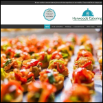 Screen shot of the Haroon's Catering Ltd website.