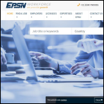 Screen shot of the Epsn Workforce Uk Ltd website.