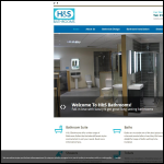 Screen shot of the C & S Bathrooms Ltd website.