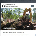 Screen shot of the Amendola Developments Ltd website.