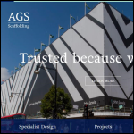 Screen shot of the Ags Scaffolding (London) Ltd website.