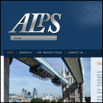 Screen shot of the Alp Systems Ltd website.