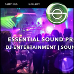 Screen shot of the Essential Sound Productions Ltd website.