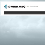 Screen shot of the Dynamiq Consulting Ltd website.