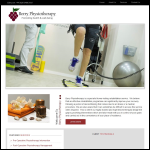 Screen shot of the Berry Physiotherapy Ltd website.