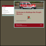 Screen shot of the Redtops the People Movers Ltd website.