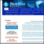 Screen shot of the Blue Box Disposables Gb Ltd website.