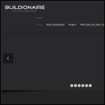 Screen shot of the Buildionaire Ltd website.