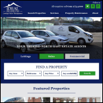 Screen shot of the Ideal Properties (Ne) Ltd website.