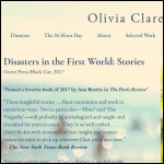 Screen shot of the Olivia Clare Ltd website.