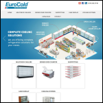 Screen shot of the Eurocold Refrigeration Ltd website.