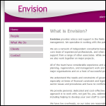 Screen shot of the Envision Planning Ltd website.