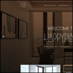 Screen shot of the Happy Place Design Ltd website.