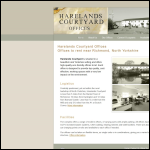 Screen shot of the Harelands Courtyard 16 Ltd website.