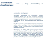 Screen shot of the Aeromotive Consultancy Ltd website.