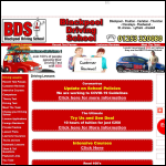 Screen shot of the Bds Driving School Ltd website.