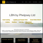 Screen shot of the Lbn By Phelpsey Ltd website.