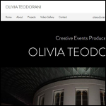 Screen shot of the Olivia Teodorani Ltd website.