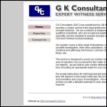 Screen shot of the Ggk Consultants Ltd website.