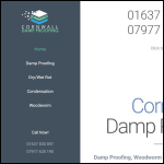 Screen shot of the Cornwall Damp-proofing Ltd website.