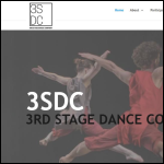 Screen shot of the 3rd Stage Dance Company Cic website.