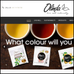 Screen shot of the Olinda Ltd website.