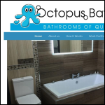 Screen shot of the Octopus Bathrooms Ltd website.