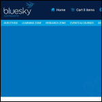 Screen shot of the Bluesky Connexions Ltd website.