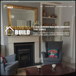 Screen shot of the Love to Build Ltd website.