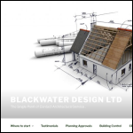 Screen shot of the Blackwater Design Ltd website.