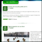 Screen shot of the Ecowiki Ltd website.
