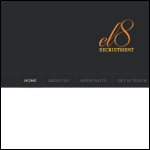 Screen shot of the El8 (Hrl) Recruitment Ltd website.