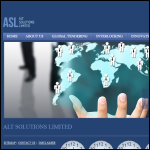 Screen shot of the Altsolutio Ltd website.