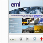 Screen shot of the Emi Management Ltd website.