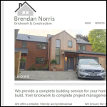 Screen shot of the Brendan Norris Brickwork & Construction Ltd website.