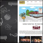 Screen shot of the Krispy Fried Chicken Ltd website.