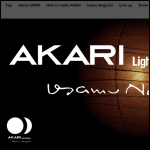 Screen shot of the Akari Ltd website.