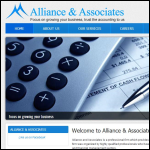 Screen shot of the Associated Alliance Management Ltd website.