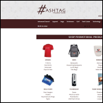Screen shot of the Hashtag Promotions Ltd website.