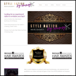 Screen shot of the Style Nation Ltd website.