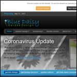 Screen shot of the Blue Daisy Gardening Ltd website.