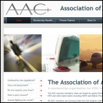 Screen shot of the Aac Security Ltd website.