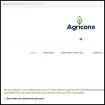Screen shot of the Agricona Ltd website.