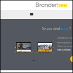 Screen shot of the Branderbee Ltd website.