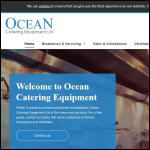 Screen shot of the Ocean Catering Equipment Ltd website.