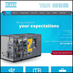 Screen shot of the Nationwide Air Compressor Hire Ltd website.