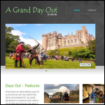 Screen shot of the A Grand Day Out Ltd website.