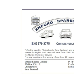 Screen shot of the Enford Ltd website.