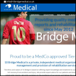 Screen shot of the 10bridge Medical Ltd website.