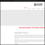 Screen shot of the Hastings Builders Company Ltd website.